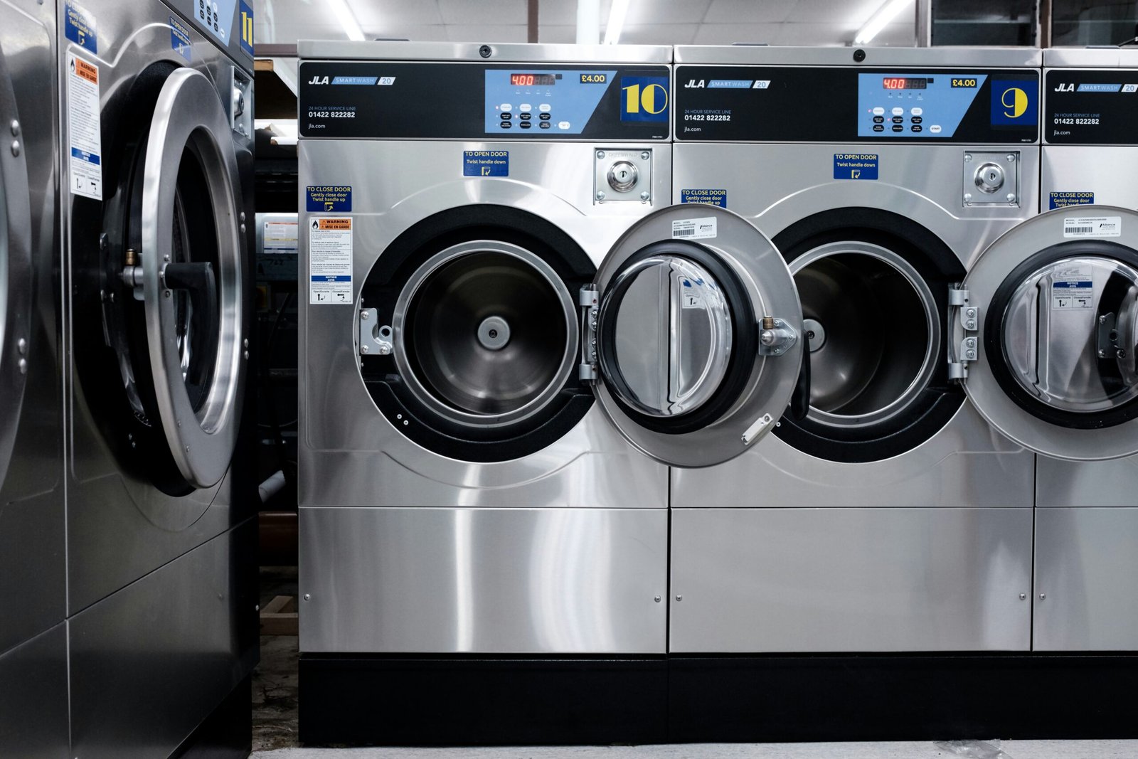 Wall of dryers